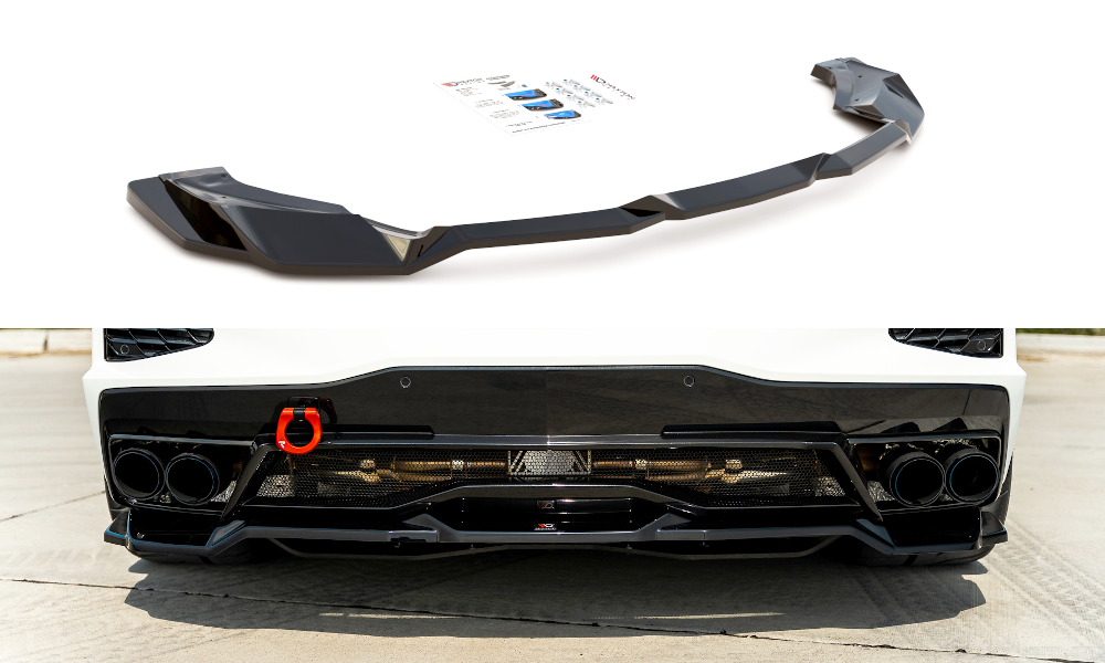 MAXTON DESIGN CENTRAL REAR SPLITTER CHEVROLET CORVETTE C8