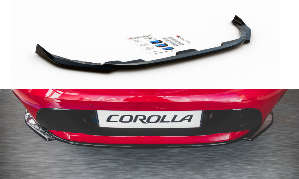 MAXTON DESIGN CENTRAL REAR SPLITTER TOYOTA COROLLA XII HATCHBACK