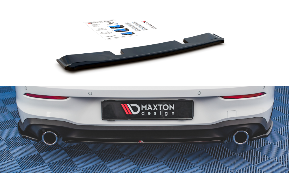 MAXTON DESIGN CENTRAL REAR SPLITTER VOLKSWAGEN GOLF 8 GTI