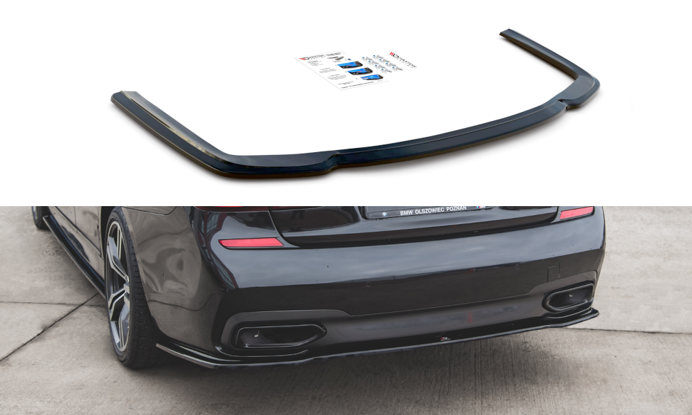 MAXTON DESIGN CENTRAL REAR SPLITTER FOR BMW 7 M-PACK G11