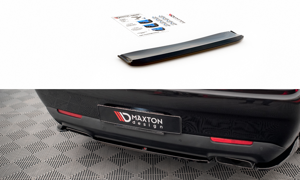 MAXTON DESIGN CENTRAL REAR SPLITTER FOR DODGE CHALLENGER RT MK3 FACELIFT