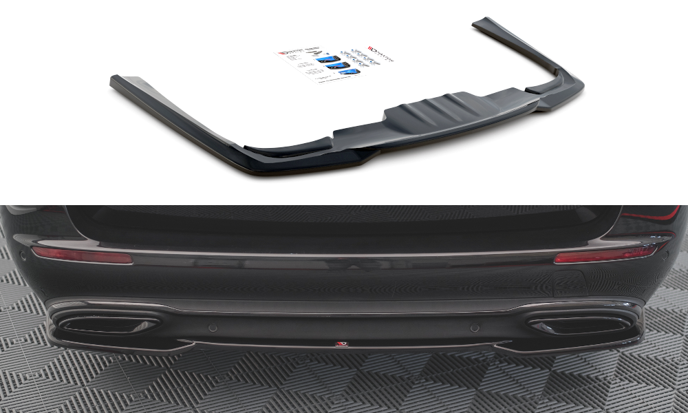 MAXTON DESIGN CENTRAL REAR SPLITTER FOR MERCEDES-BENZ E W213