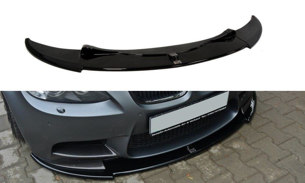 MAXTON DESIGN FRONT SPLITTER BMW M3 E92 / E93 (PREFACE MODEL FITS M PERFORMANCE SPLITTERS)