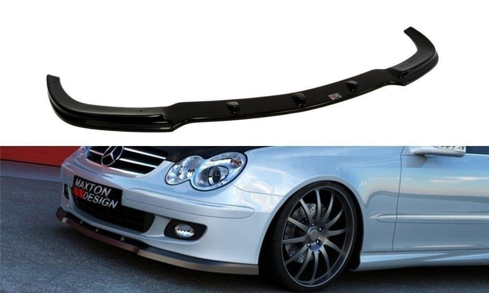 MAXTON DESIGN FRONT SPLITTER MERCEDES CLK W209 FACELIFT MODEL FOR STANDARD VERSION