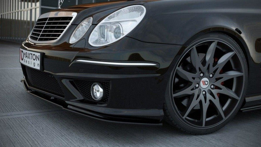 MAXTON DESIGN FRONT SPLITTER MERCEDES E W211 AMG FACELIFT