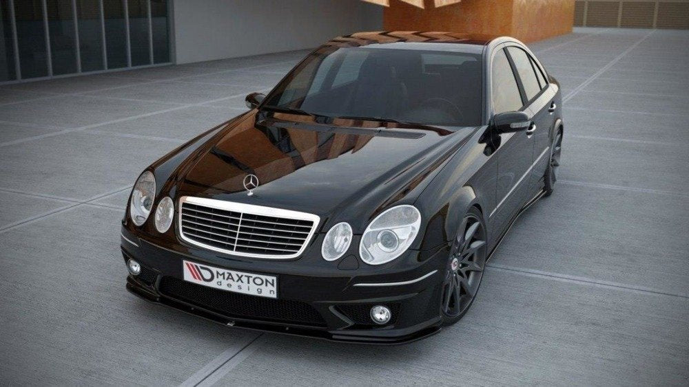 MAXTON DESIGN FRONT SPLITTER MERCEDES E W211 AMG FACELIFT