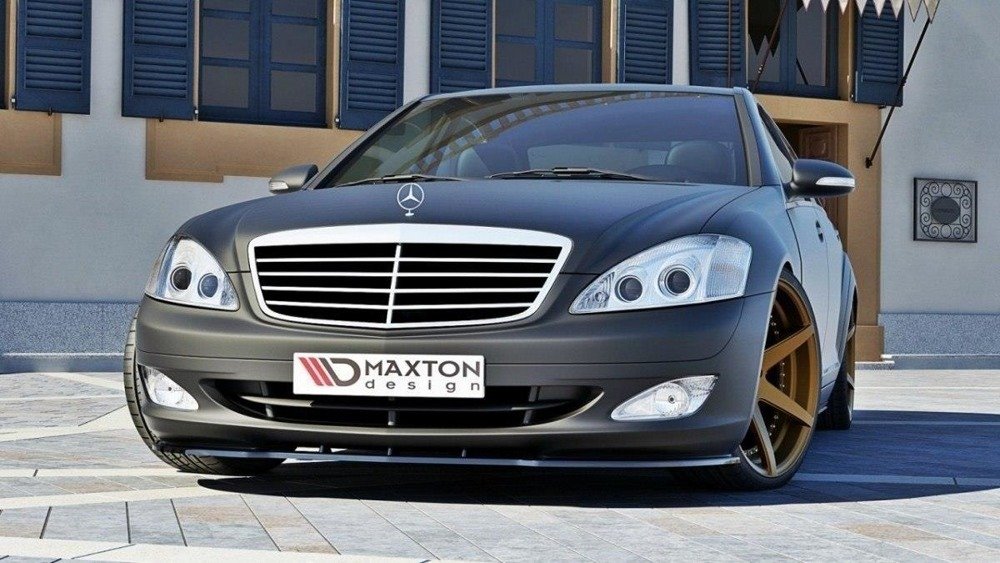 MAXTON DESIGN FRONT SPLITTER MERCEDES S-CLASS W221