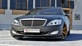 MAXTON DESIGN FRONT SPLITTER MERCEDES S-CLASS W221