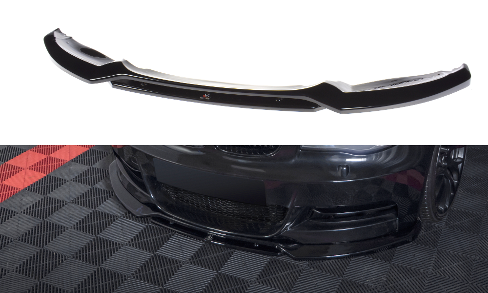 MAXTON DESIGN FRONT SPLITTER V.1 BMW 1 E82 FACELIFT M-PACK