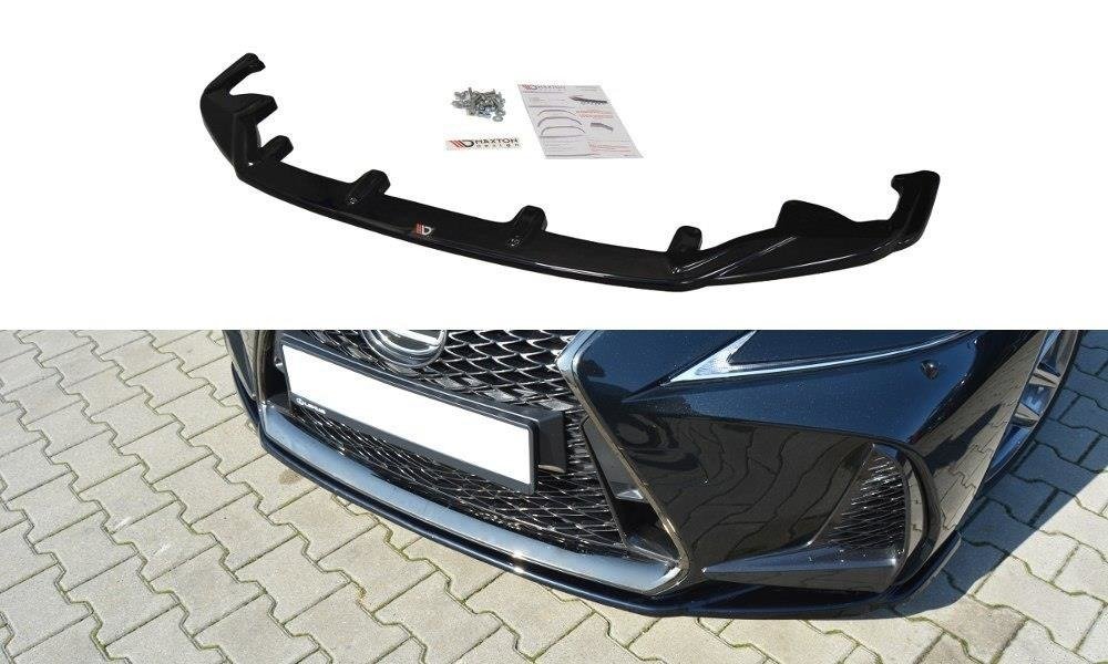 MAXTON DESIGN FRONT SPLITTER V.1 LEXUS IS MK3 FACELIFT F-SPORT