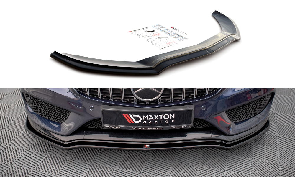 MAXTON DESIGN FRONT SPLITTER V.1 MERCEDES- BENZ C43 AMG W205