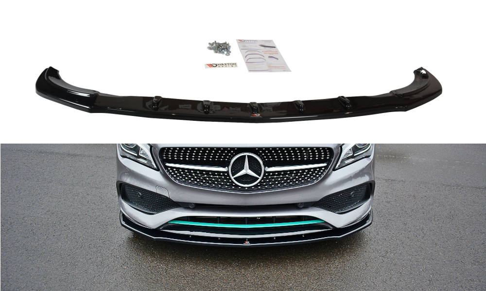 MAXTON DESIGN FRONT SPLITTER V.1 MERCEDES-BENZ CLA C117 AMG-LINE FACELIFT