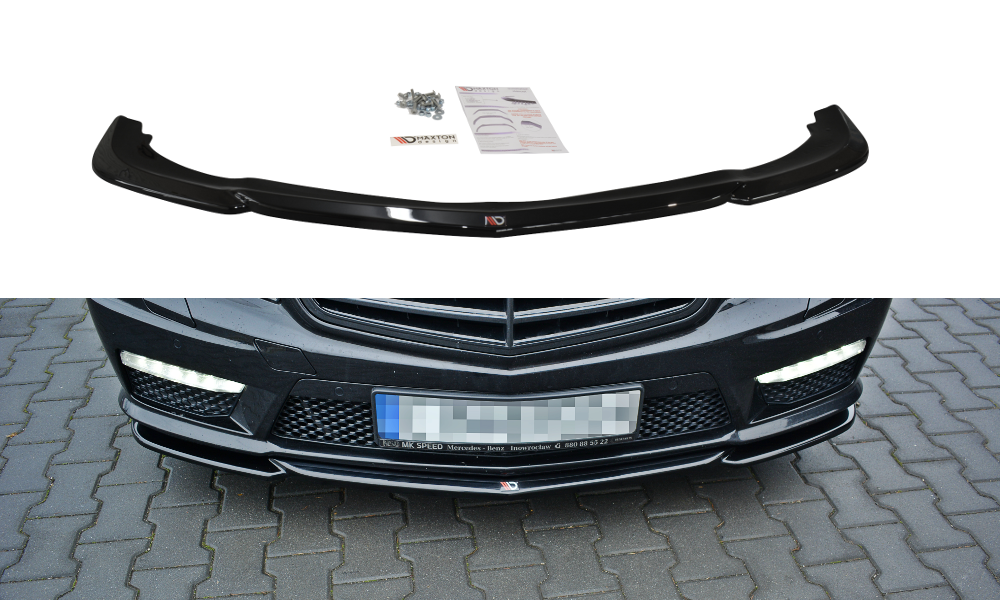 MAXTON DESIGN FRONT SPLITTER V.1 MERCEDES-BENZ E63 AMG W212