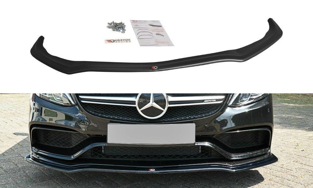 MAXTON DESIGN FRONT SPLITTER V.1 MERCEDES C-CLASS S205 63AMG ESTATE/LIMUSINE