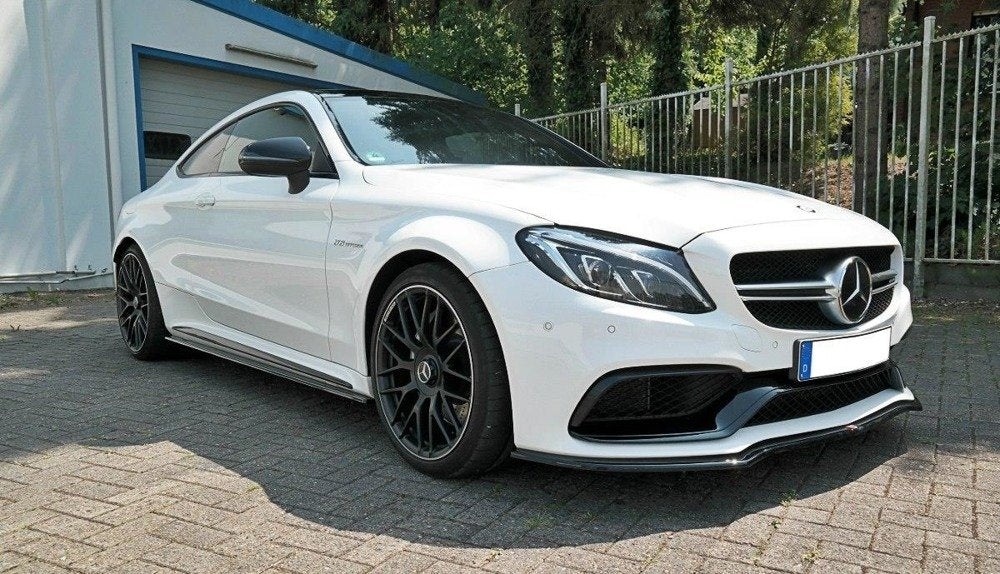 MAXTON DESIGN FRONT SPLITTER V.1 MERCEDES C-CLASS C205 63AMG COUPE