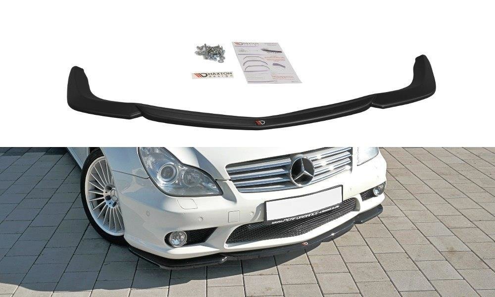 MAXTON DESIGN FRONT SPLITTER V.1 MERCEDES CLS C219 55AMG