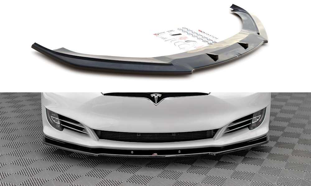 MAXTON DESIGN FRONT SPLITTER V.1 TESLA MODEL S FACELIFT