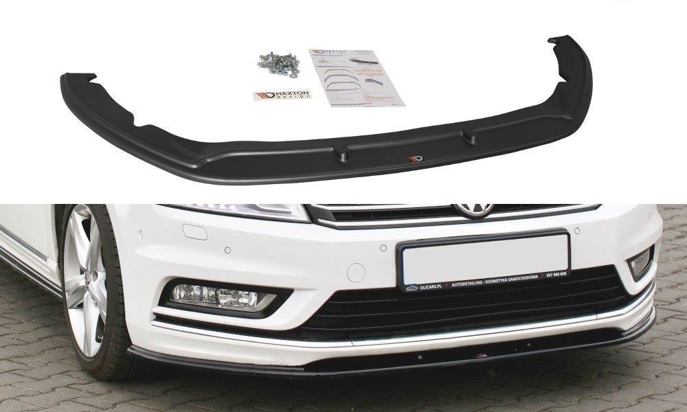 MAXTON DESIGN FRONT SPLITTER V.1 VW PASSAT B7 R-LINE