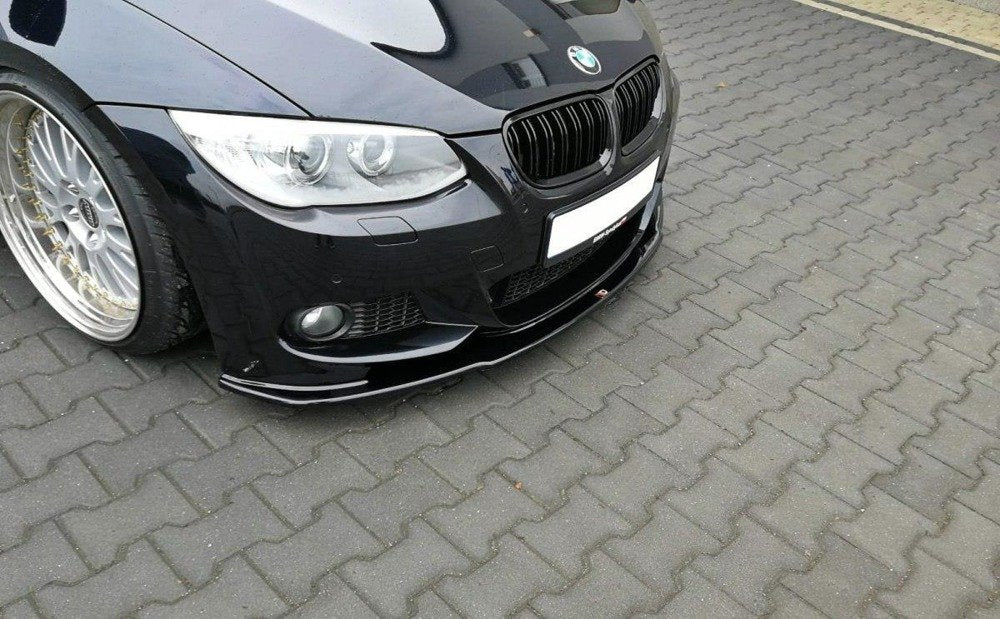 MAXTON DESIGN FRONT SPLITTER V.1 FOR BMW 3 E92 M-PACK FACELIFT