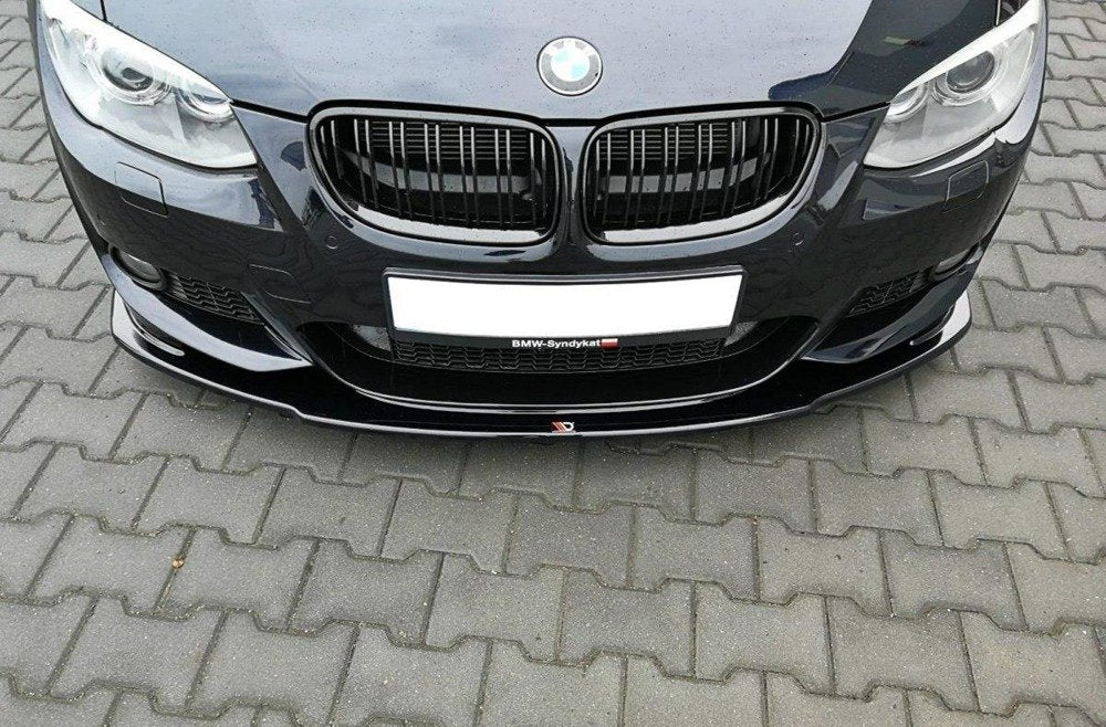 MAXTON DESIGN FRONT SPLITTER V.1 FOR BMW 3 E92 M-PACK FACELIFT