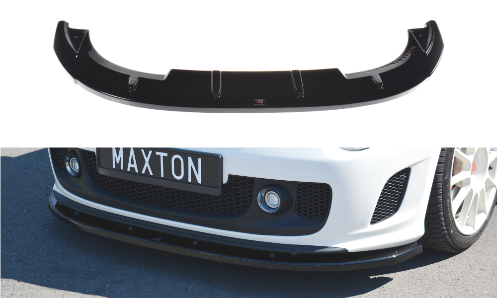 MAXTON DESIGN FRONT SPLITTER V.2 FIAT 500 ABARTH MK1