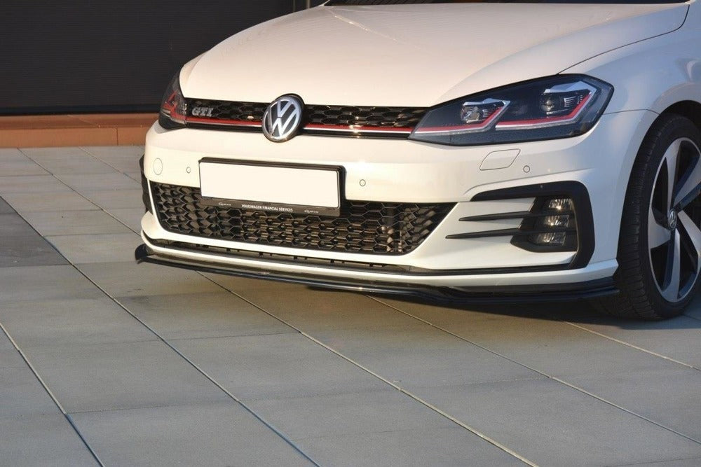 MAXTON DESIGN FRONT SPLITTER V.2 VW GOLF VII GTI FACELIFT