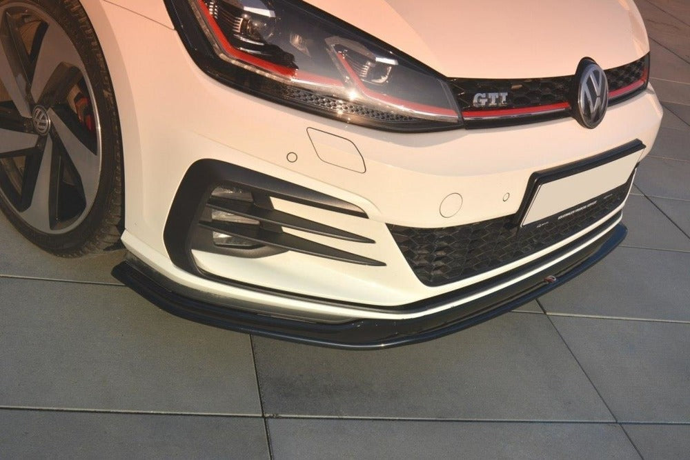 MAXTON DESIGN FRONT SPLITTER V.2 VW GOLF VII GTI FACELIFT