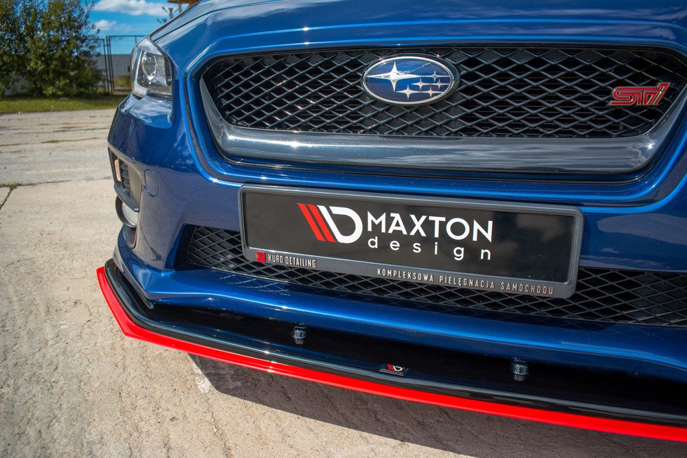 MAXTON DESIGN FRONT SPLITTER V.4 SUBARU WRX STI