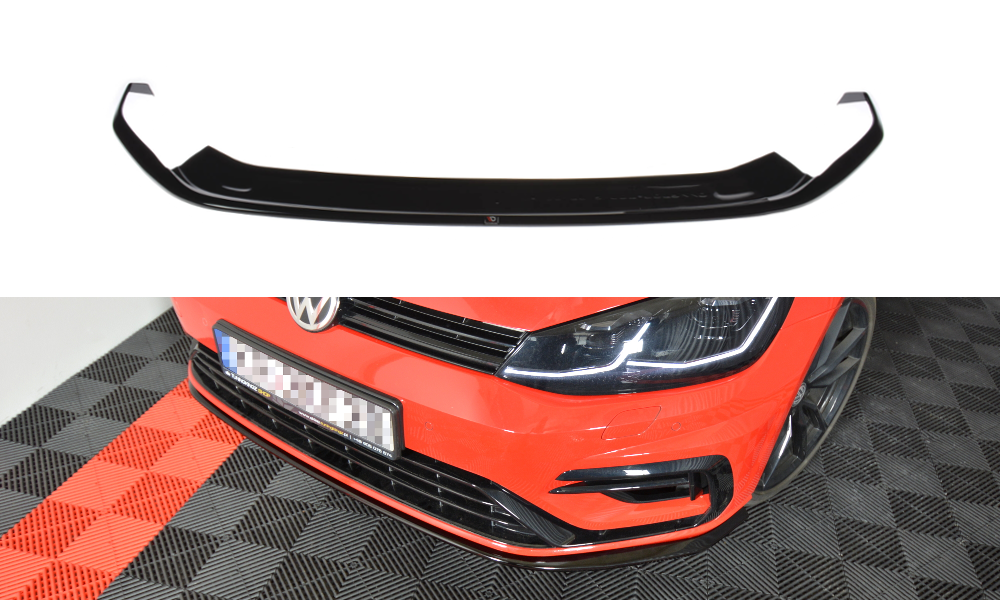 MAXTON DESIGN FRONT SPLITTER V.7 VW GOLF 7 R FACELIFT