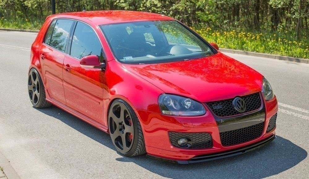 MAXTON DESIGN FRONT SPLITTER VW GOLF V GTI (FOR GTI 30TH FRONT BUMPER SPOILER)