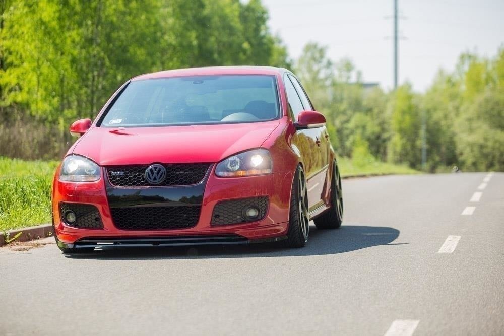 MAXTON DESIGN FRONT SPLITTER VW GOLF V GTI (FOR GTI 30TH FRONT BUMPER SPOILER)