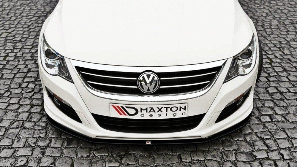 MAXTON DESIGN FRONT SPLITTER VW PASSAT CC R36 RLINE (PREFACE)