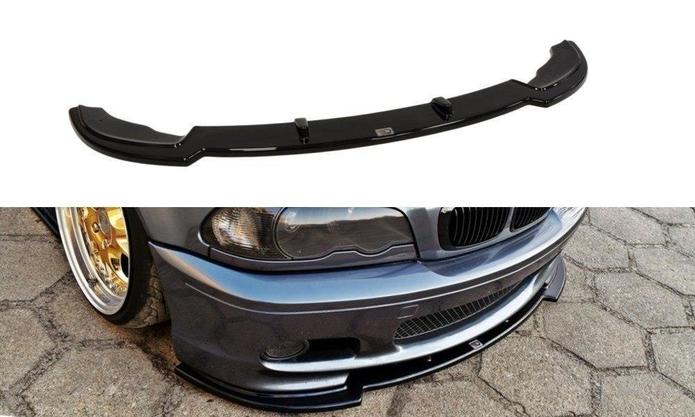 MAXTON DESIGN FRONT SPLITTER FOR BMW 3 E46 MPACK COUPE