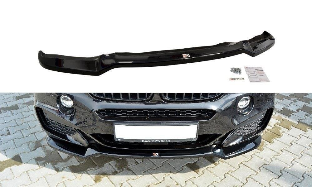 MAXTON DESIGN FRONT SPLITTER V.1 BMW X6 F16 MPACK