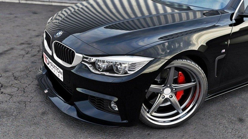 MAXTON DESIGN FRONT SPLITTER V.2 BMW 4 F32 M-PACK (GTS-LOOK)