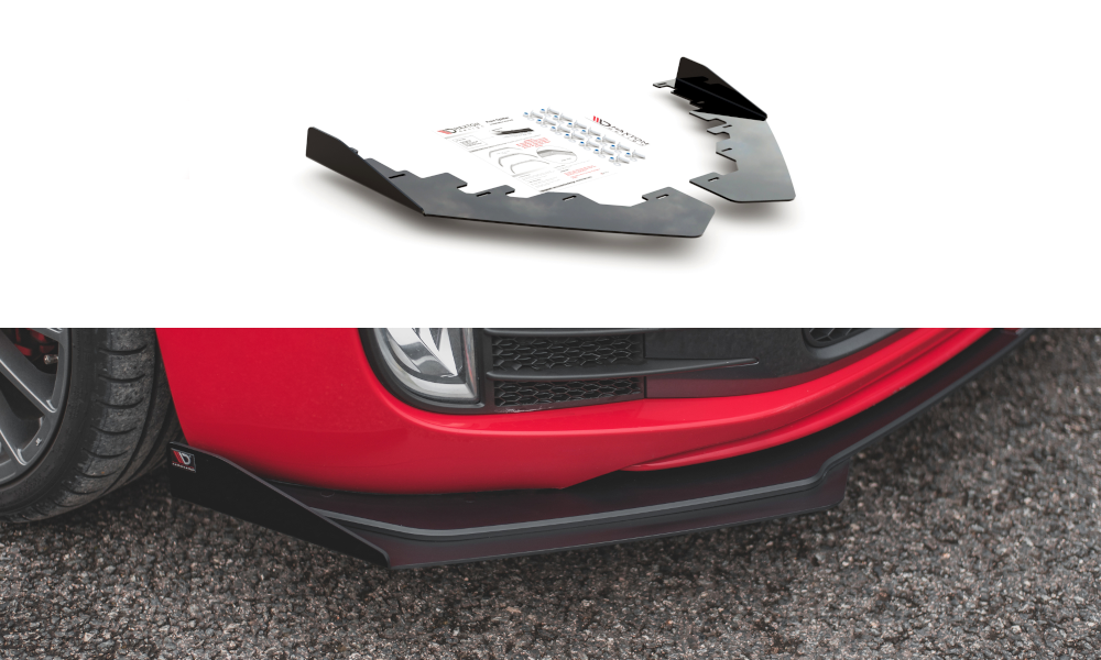 MAXTON DESIGN Front Splitter FLAPS VOLKSWAGEN GOLF GTI MK6