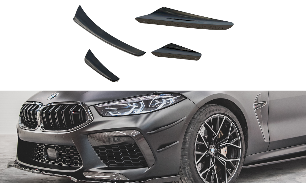 MAXTON DESIGN FRONT BUMPER WINGS (CANARDS) BMW M8 GRAN COUPE F93