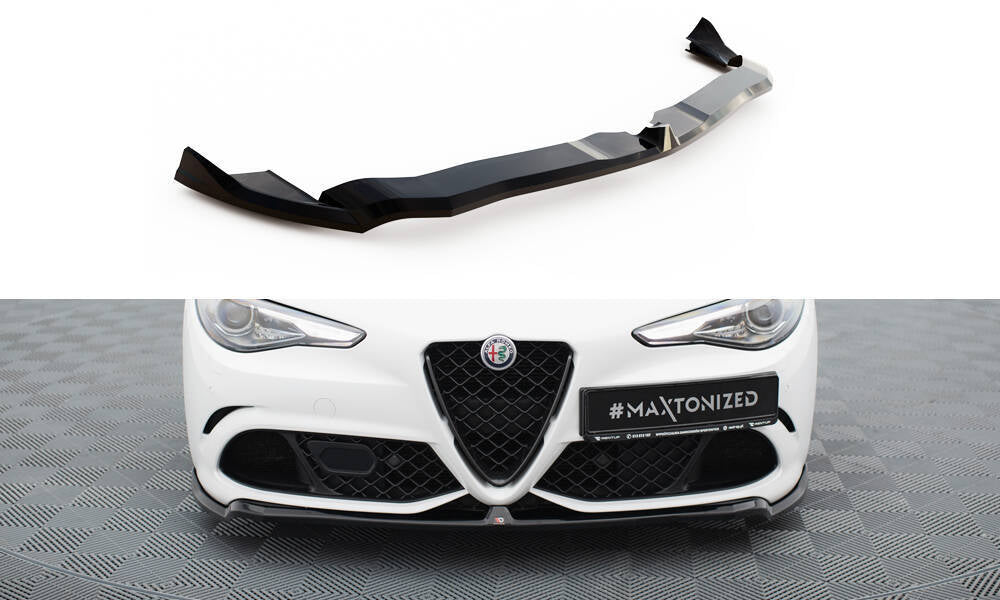 MAXTON DESIGN FRONT SPLITTER ALFA ROMEO GIULIA QUADRIFOGLIO