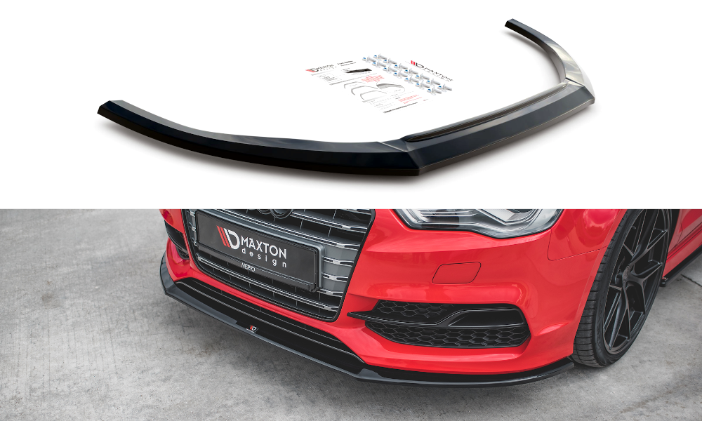 MAXTON DESIGN FRONT SPLITTER AUDI S3 / A3 S-LINE 8V SEDAN / CABRIO