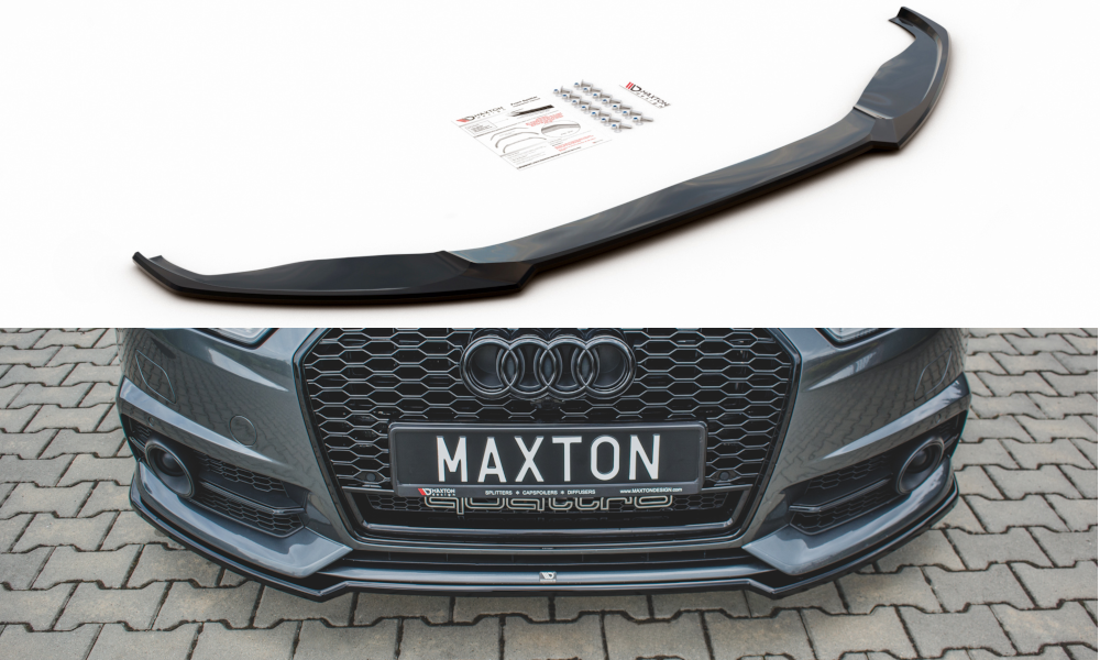 MAXTON DESIGN FRONT SPLITTER AUDI S6 / A6 S-LINE C7 FL