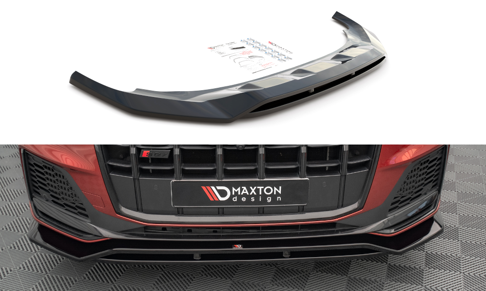 MAXTON DESIGN FRONT SPLITTER AUDI SQ7 /Q7 S-LINE MK2 (4M) FACELIFT