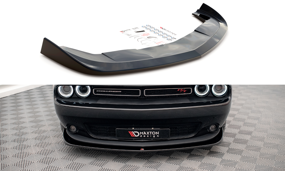 MAXTON DESIGN FRONT SPLITTER DODGE CHALLENGER RT MK3 FACELIFT