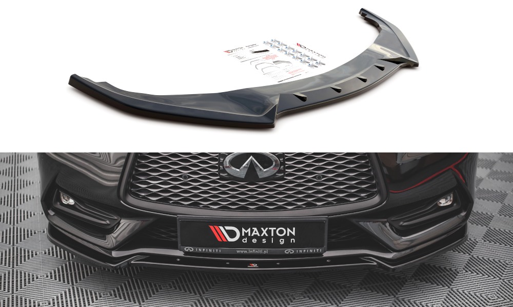 MAXTON DESIGN FRONT SPLITTER INFINITI Q60 S MK2