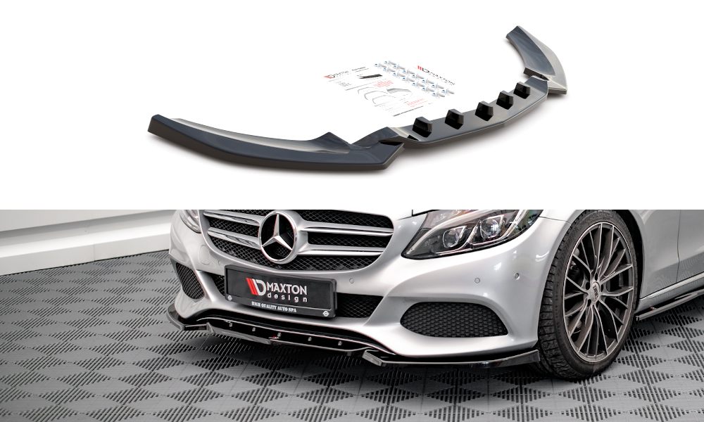 MAXTON DESIGN FRONT SPLITTER MERCEDES-BENZ C W205