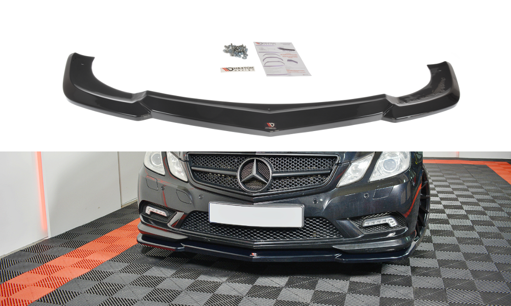 MAXTON DESIGN FRONT SPLITTER MERCEDES-BENZ E-CLASS W207 COUPE AMG-LINE