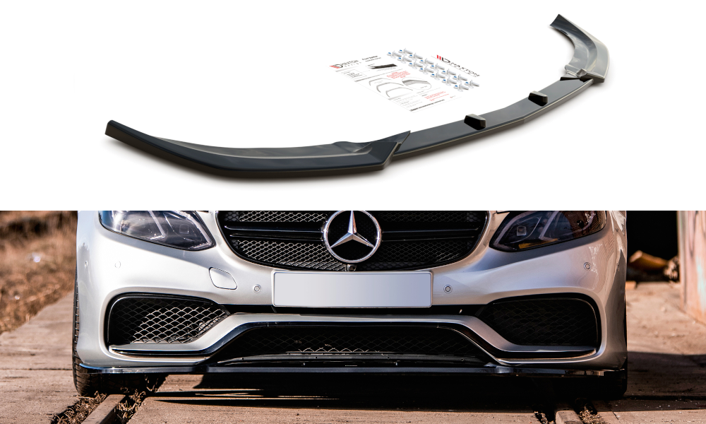 MAXTON DESIGN FRONT SPLITTER MERCEDES-BENZ E63 AMG SEDAN W212 FACELIFT