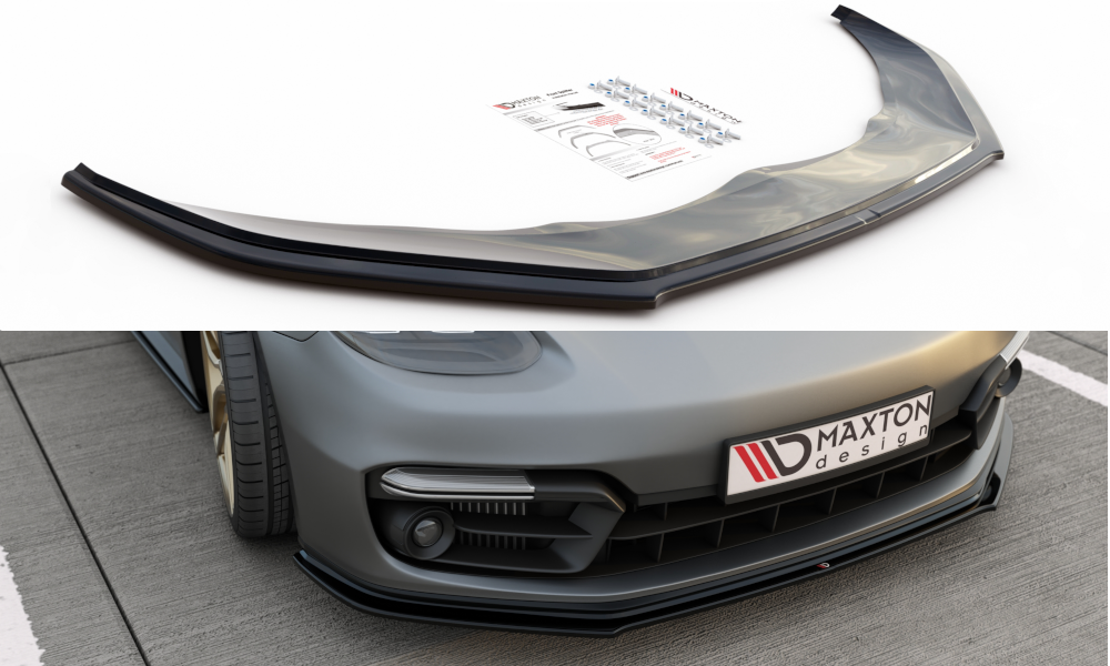 MAXTON DESIGN FRONT SPLITTER PORSCHE PANAMERA TURBO / GTS 971