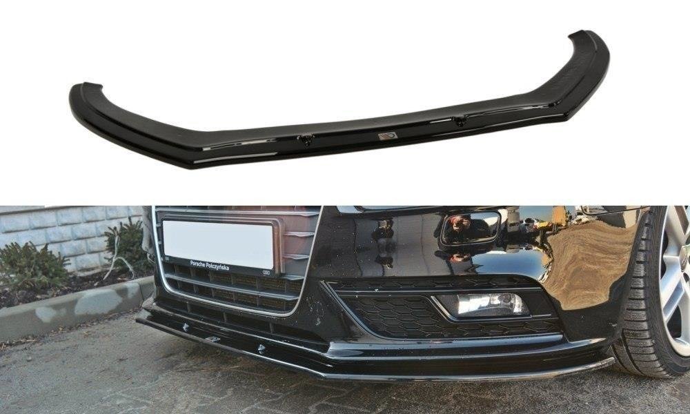 MAXTON DESIGN FRONT SPLITTER V.1 AUDI A4 B8 FL