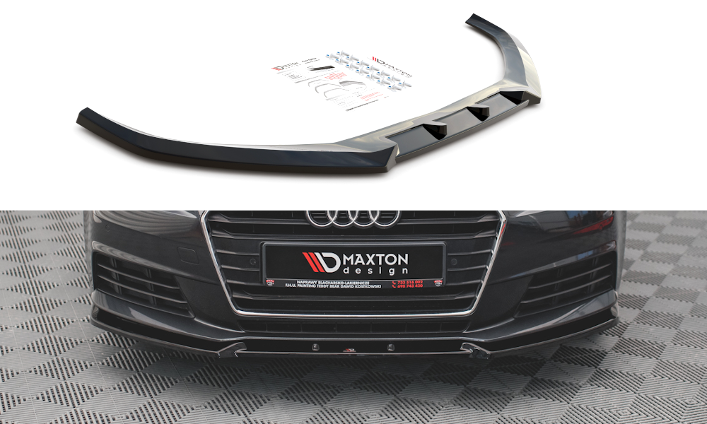 MAXTON DESIGN FRONT SPLITTER V.1 AUDI A4 B9