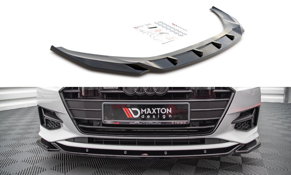 MAXTON DESIGN FRONT SPLITTER V.1 AUDI A7 C8